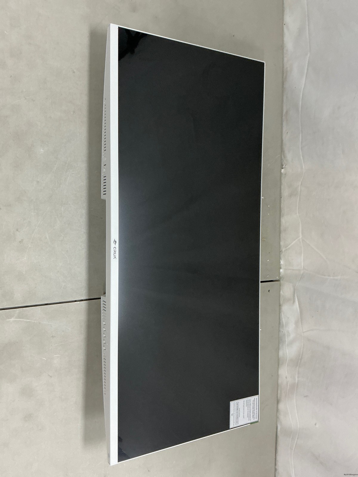 CRUA 34” White Gaming Monitor, 165HZ/144HZ, 3440x1440P