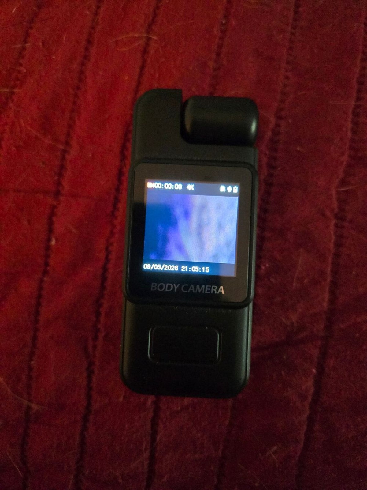 Source Unknown Black Clip-On Body Camera