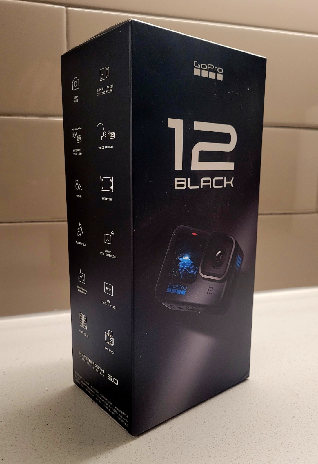New GoPro 12 Black Voice Control Waterproof Action Camera