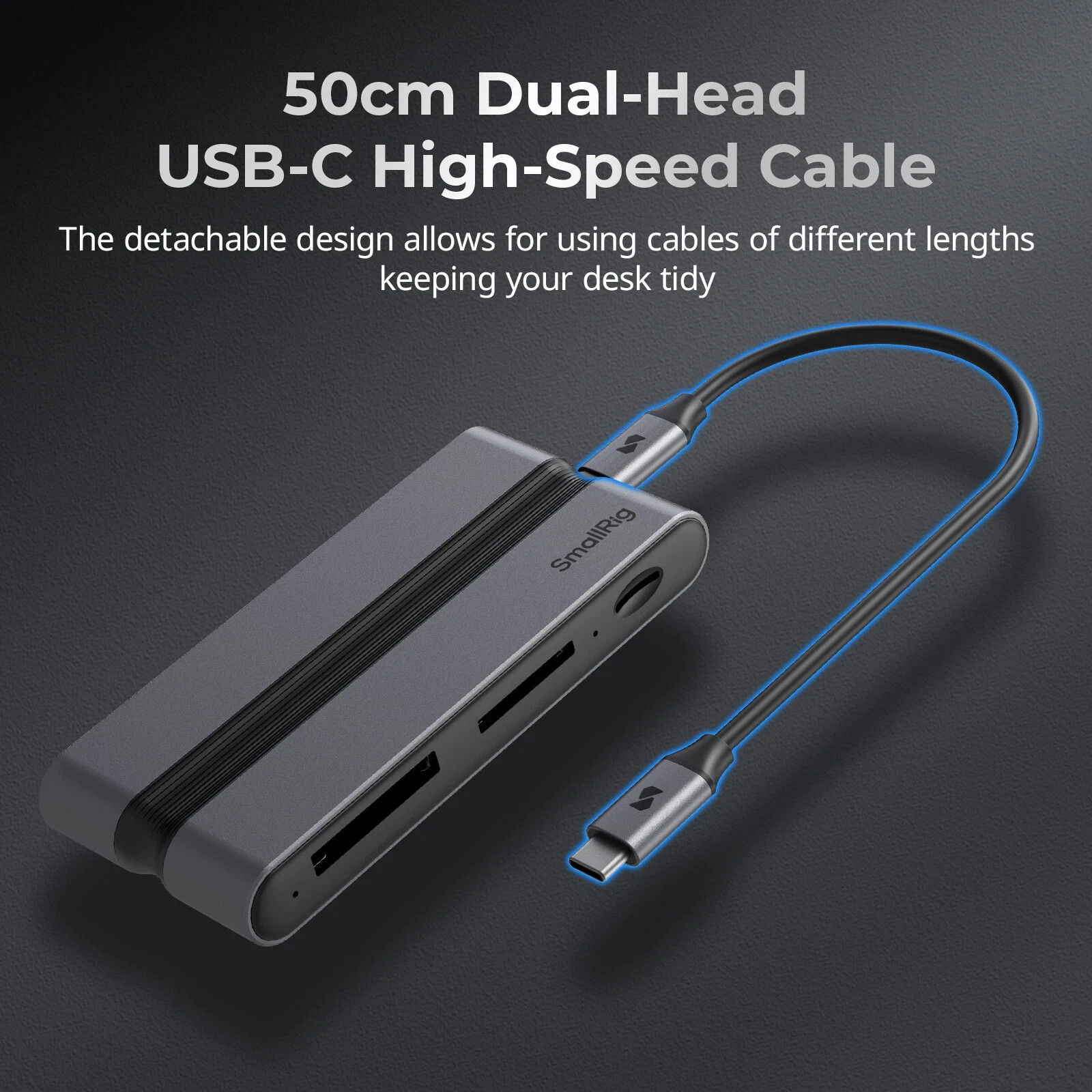 SmallRig 9 in 1 CFexpress Type A Card Reader Docking Station with USB3.2