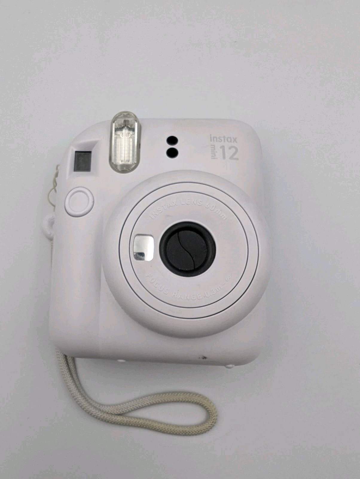 Fujifilm Instant Camera Instax Mini 12 – Clay White – Tested and Working