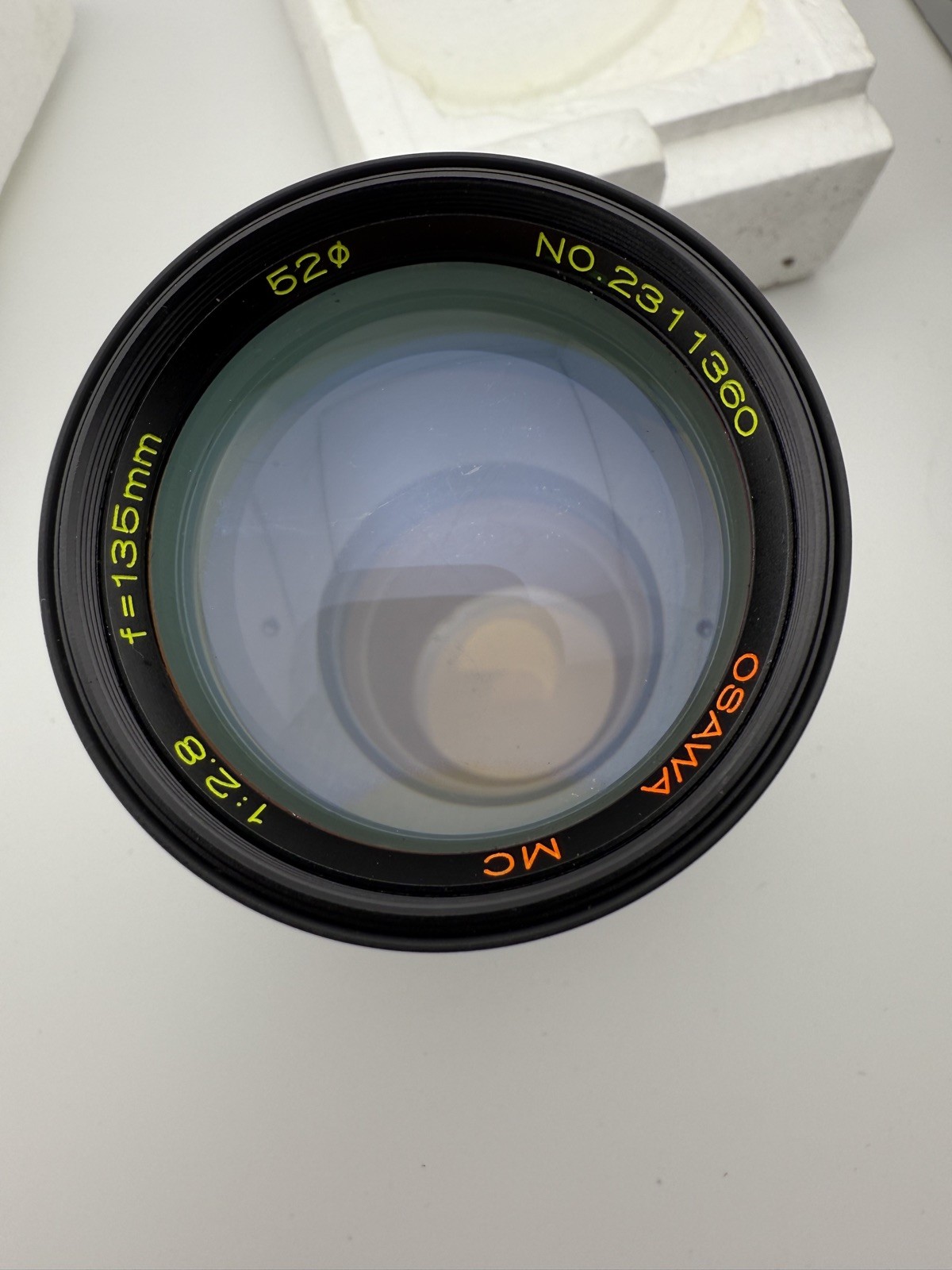 Osawa Camera Lens MC 1:28 f=135mm 52