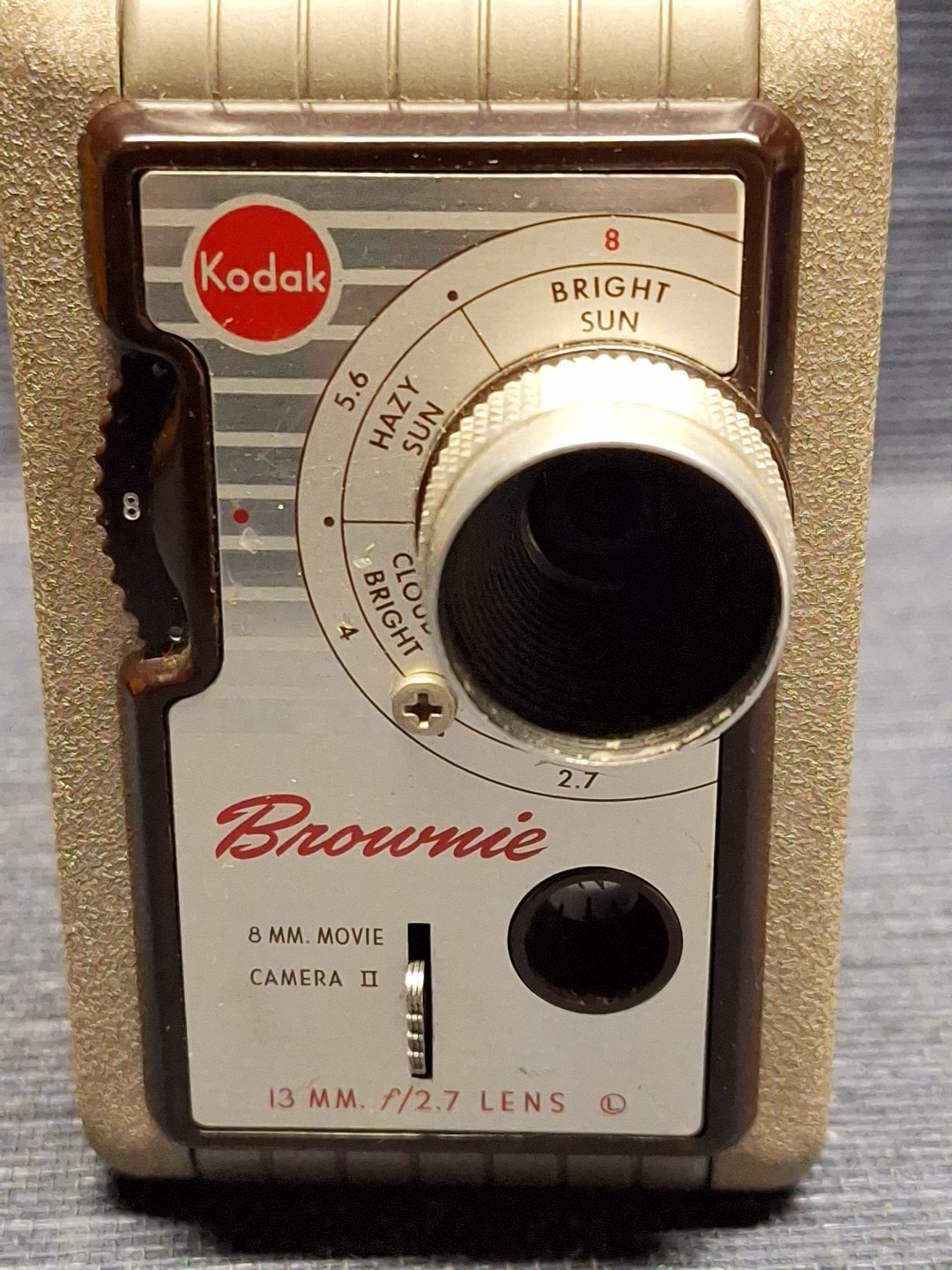 Vintage Kodak Brownie 8mm 13mm Movie Film Camera 2 #78 Flip Up with Box Untested