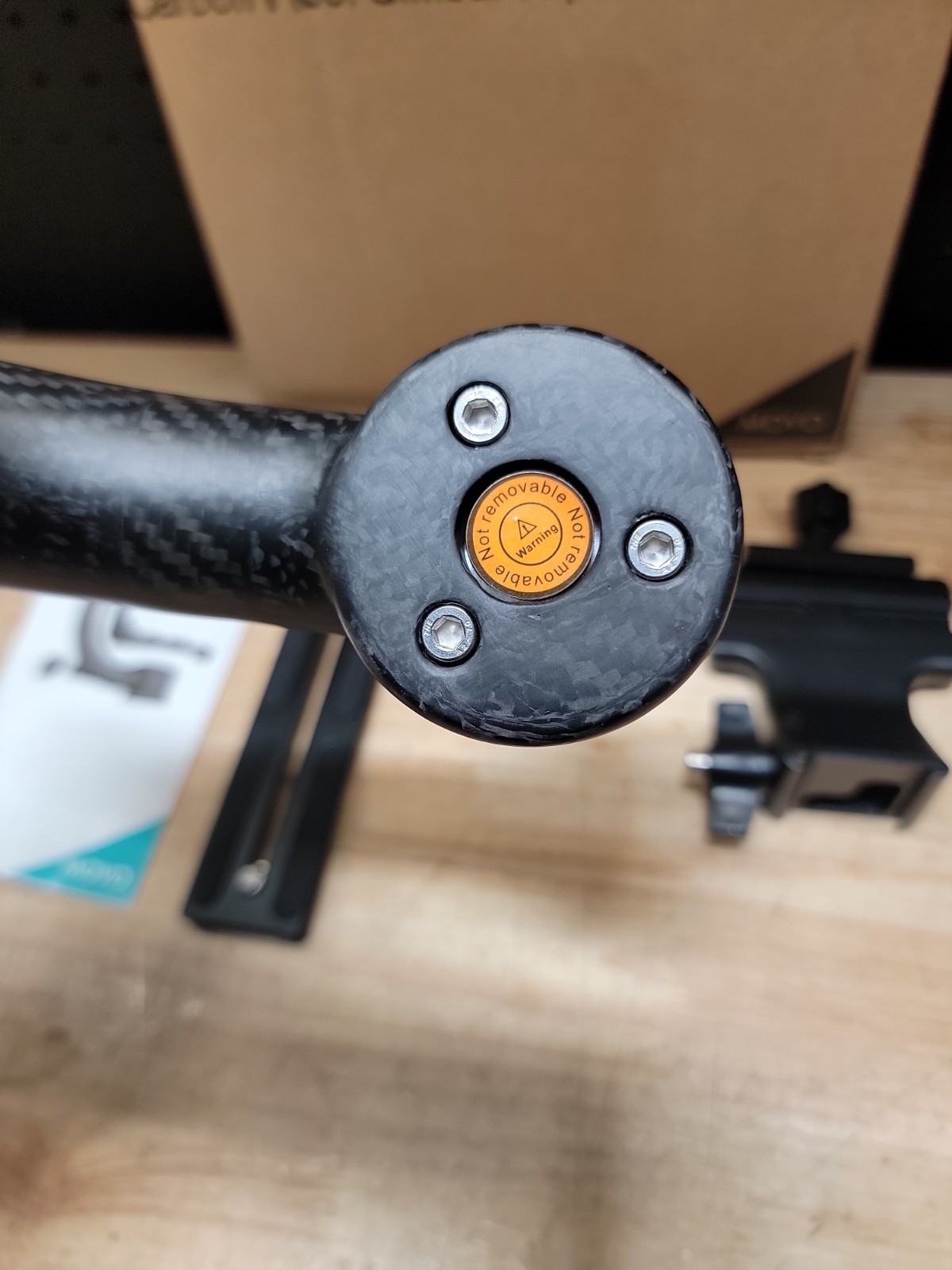 Movo GH800 Carbon Fiber Gimbal Tripod Head with Arca-Swiss Quick Release Plate