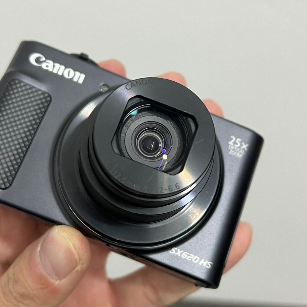 Canon PowerShot SX620 HS 20.2MP 25x Optical Zoom WiFi NFC Camera Black Used