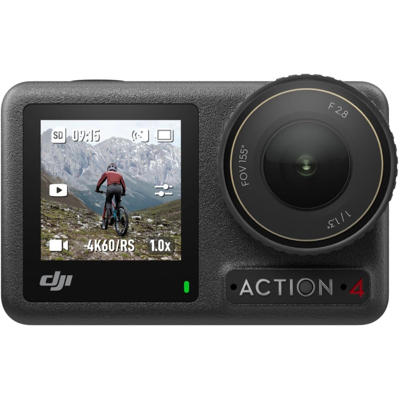 DJI Osmo Action 4 Standard Combo,4K/120fps Waterproof Action Camera 1/1.3”Sensor
