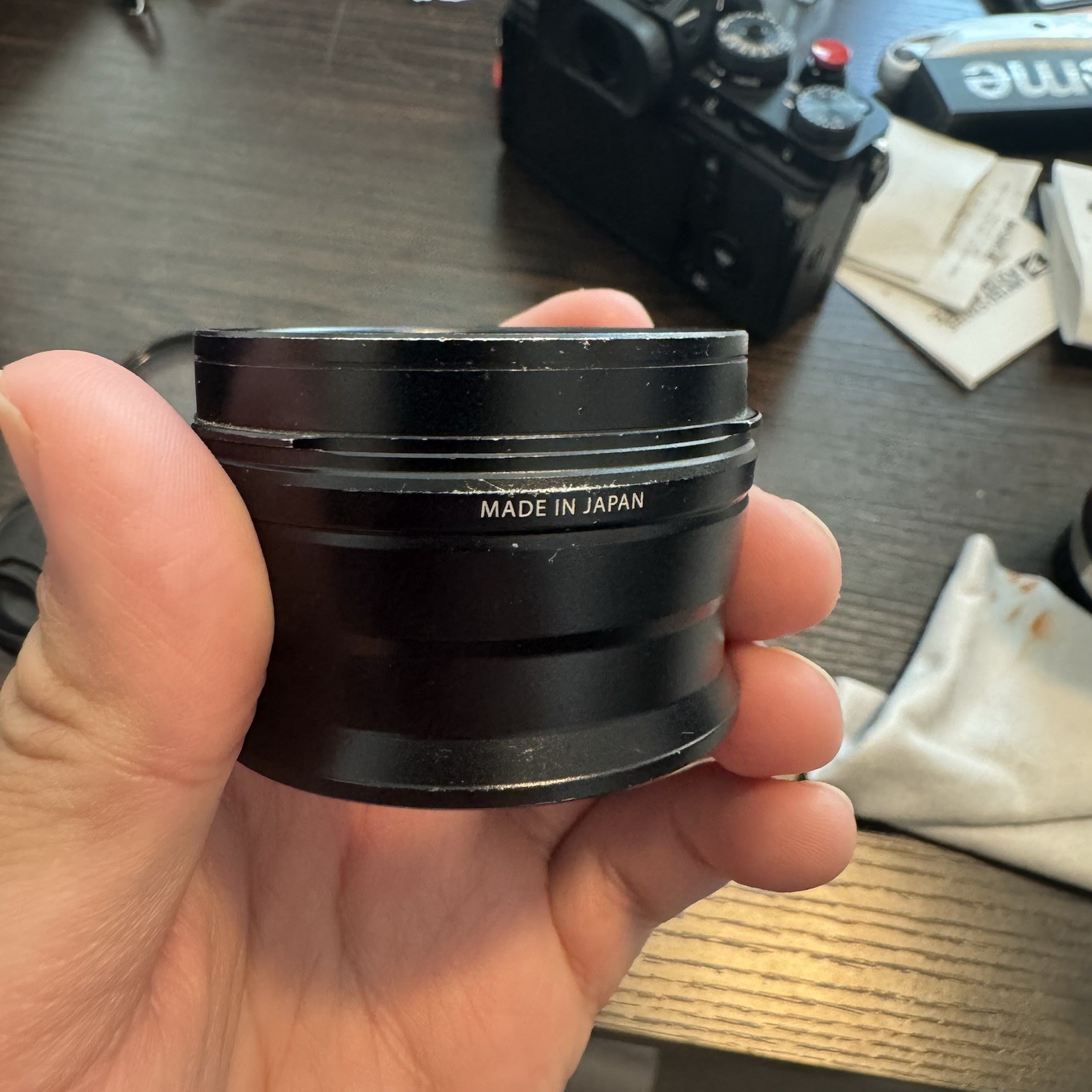 Fujifilm WCL-X100 Wide Angle Conversion Lens Gen 1 Black 49mm w/ Hoya Filter