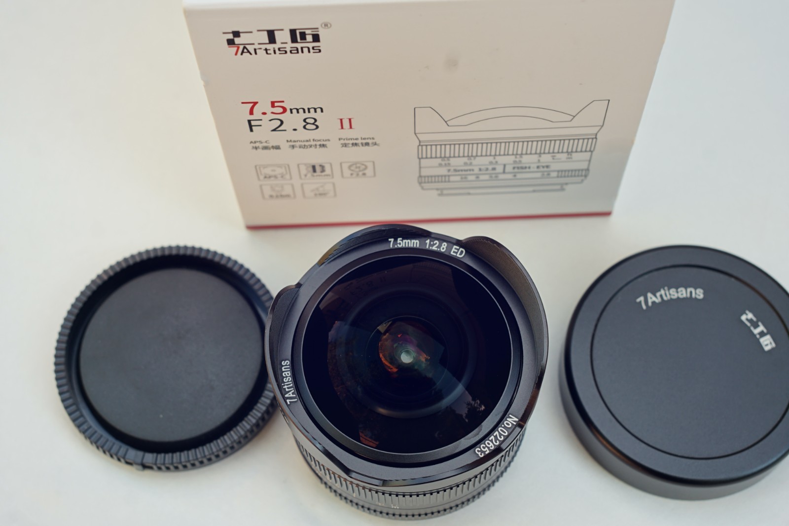 7artisans 7.5mm f/2.8 II (APS-C) Fisheye Lens 190° Ultra-Wide for Sony E Mount