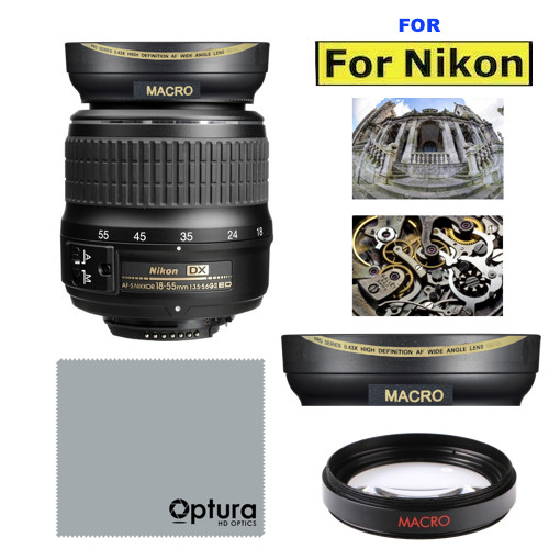 64K HD WIDE ANGLE LENS FOR Nikon D40 D60 D70 D90 D3100 D3200 D5000 D70 D5100 D5