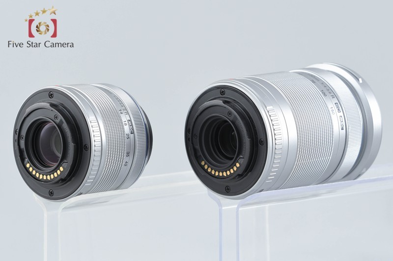“Shutter count 2,861” Olympus PEN Lite E-PL3 Silver 12.3 MP 14-42 40-150 Lenses
