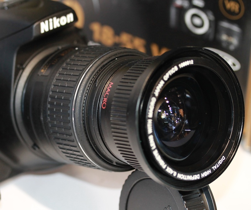 55MM HD ULTRA WIDE ANGLE FISHEYE LENS + MACRO LENS FOR NIKON D3400 D5600 D3500