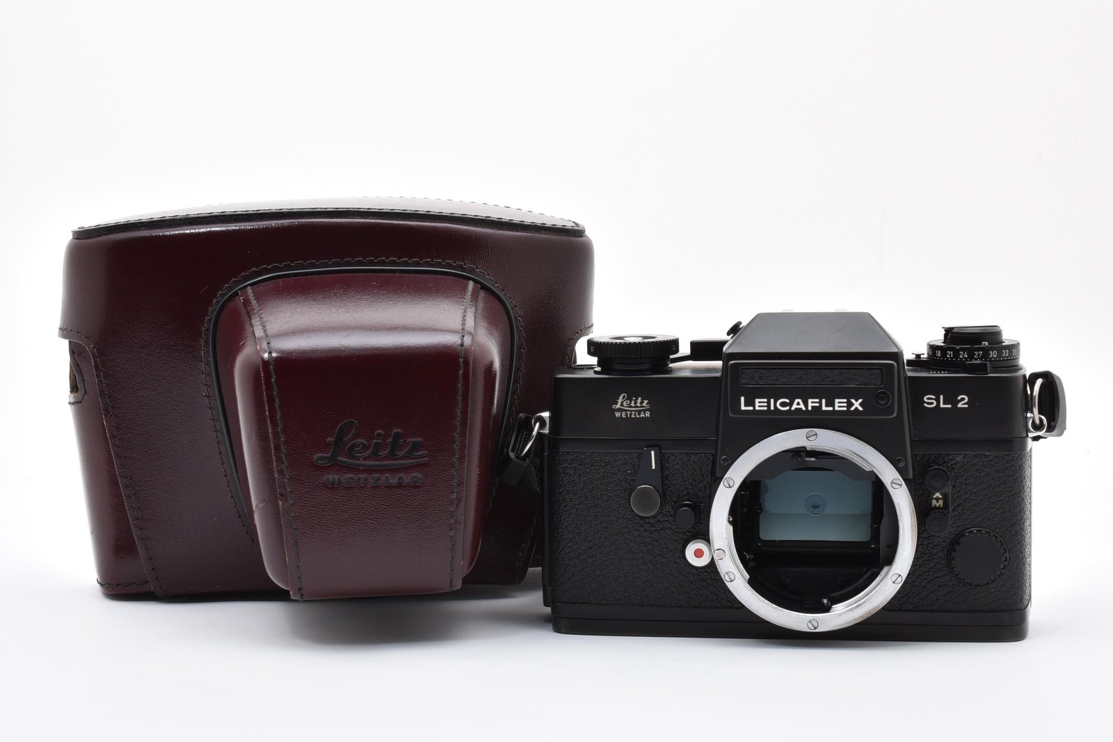 [Near MINT w/ Case] Leica Leicaflex SL2 SLR 35mm Film Black Camera Body JAPAN