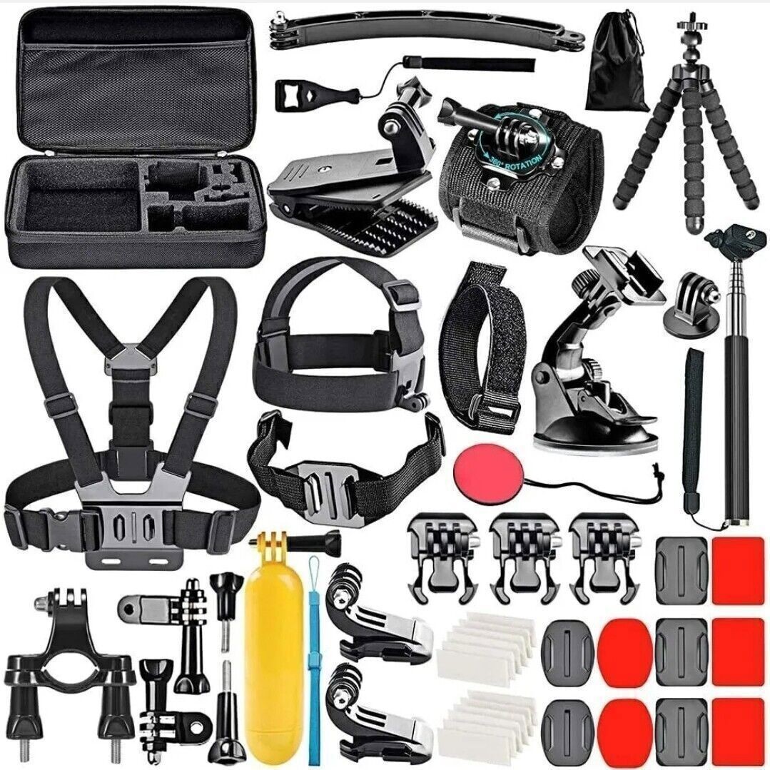 50 in 1 Action Camera Accessories Kit For Gopro Hero 12 11 10 9 8 7 6 5 4 3+/DJI