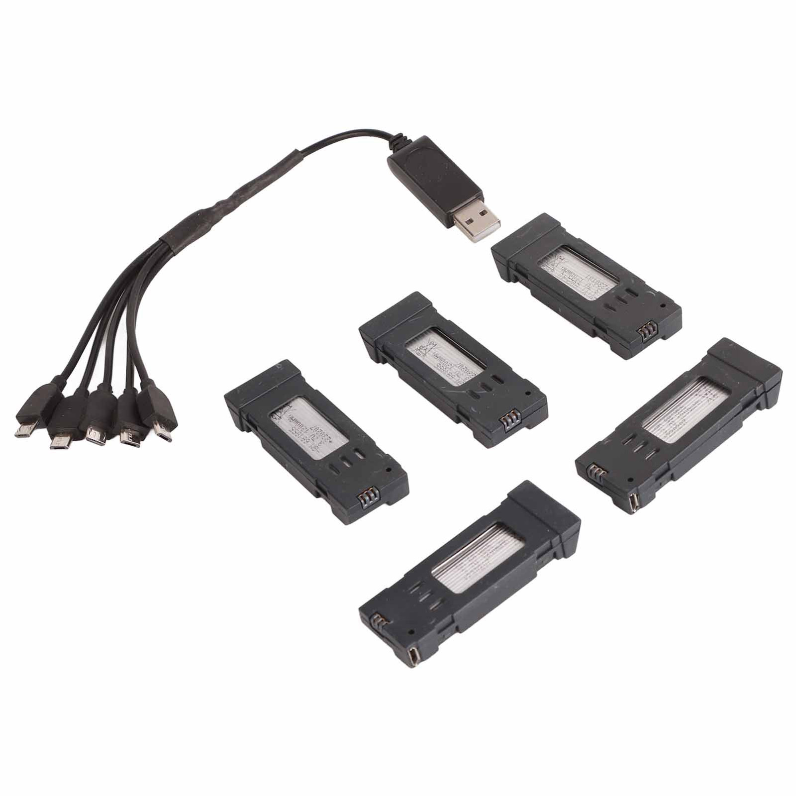 (3.7V 1200mAH Lithium Battery Portable Drone Battery With 5 In 1 Charger FA