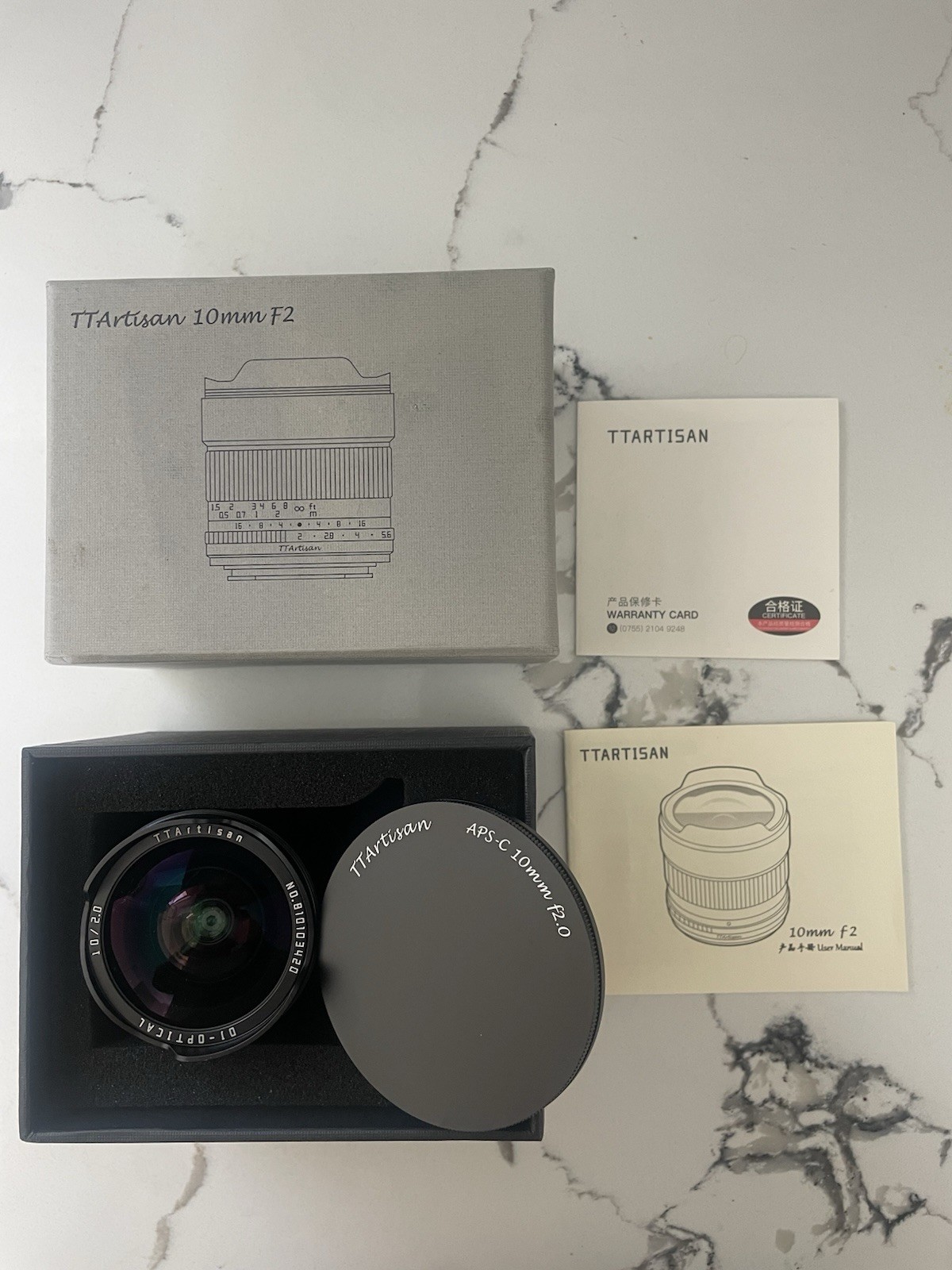 TTArtisan 10mm f/2 Manual Focus Wide Angle Lens Sony E-Mount 72mm Metal