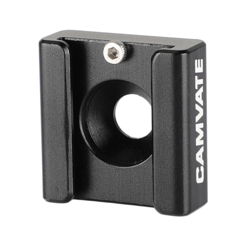 CAMVATE Hot Cold Shoe Adapter 1/4″ Thread Mount for Camera & DSLR Rig & Cage