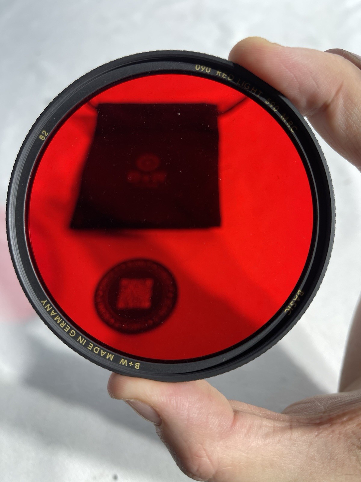*NEW* B+W 82mm 090 Red Light 590 MRC Basic Camera Lens Filter Germany
