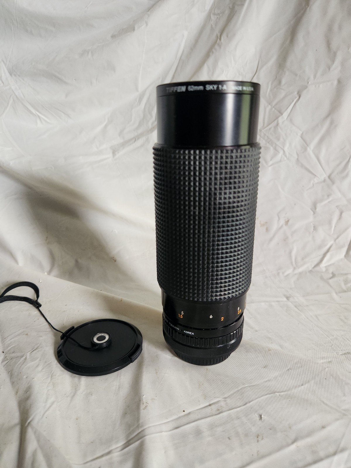 Sears # 202 60-300mm f/4.0-5.6 Macro Auto Zoom Lens & Tiffen 62mm Sky 1-A Filter