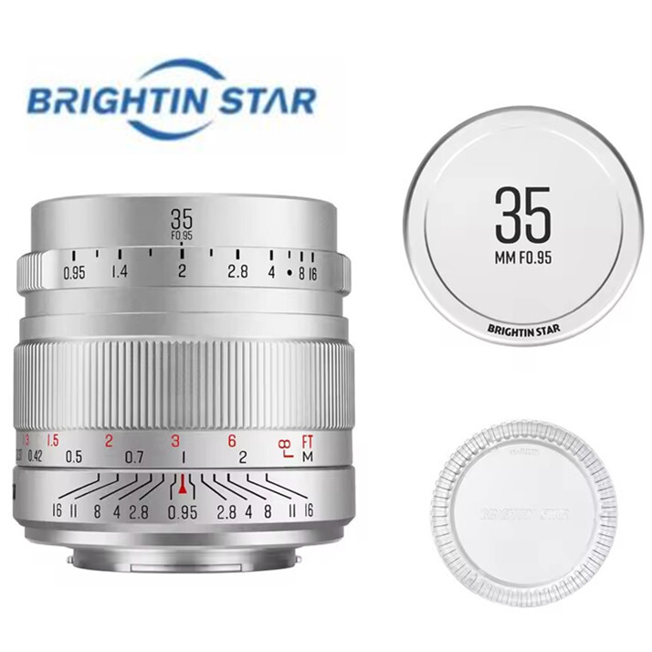 Brightin Star 35mm F0.95 APS-C Large Aperture Lens for EF-M/RF/E/X/Z/M43 Mount