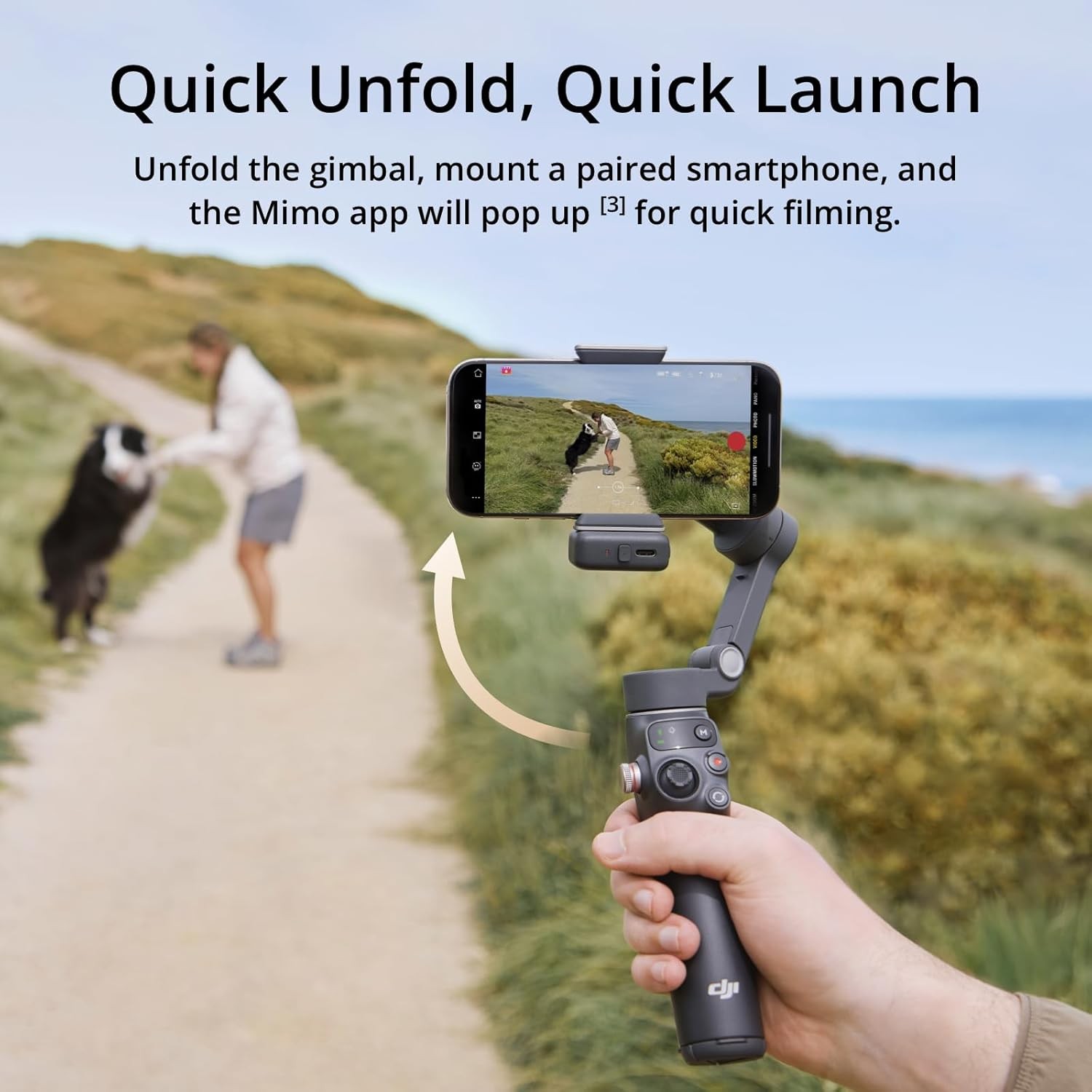 DJI Osmo Mobile 8 Gimbal Stabilizer for Phone AI Native Tracking with Audio & L
