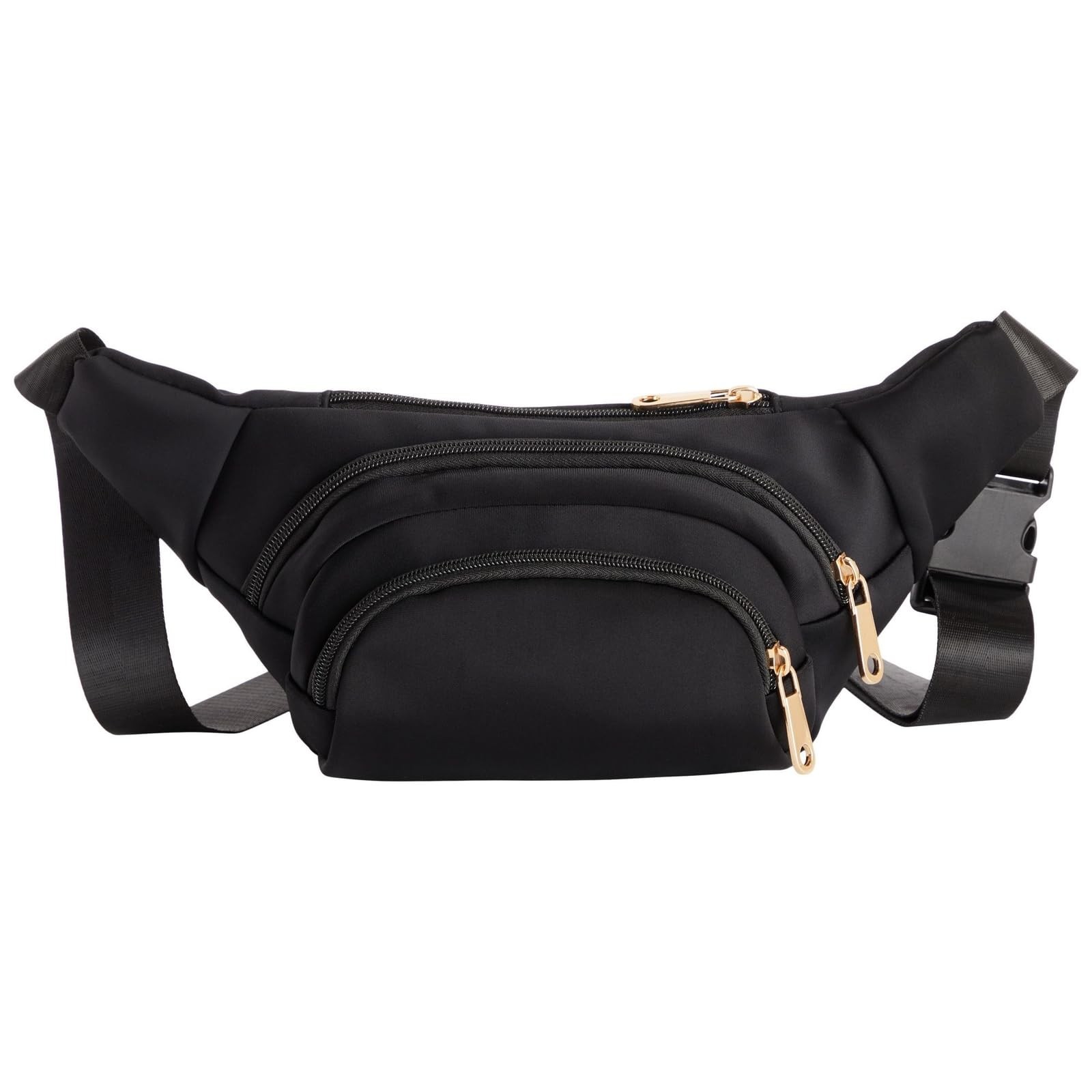 Zodaca Extra Large Fanny Pack – Adjustable 34-60 in Strap Waist Pack – Multi-…