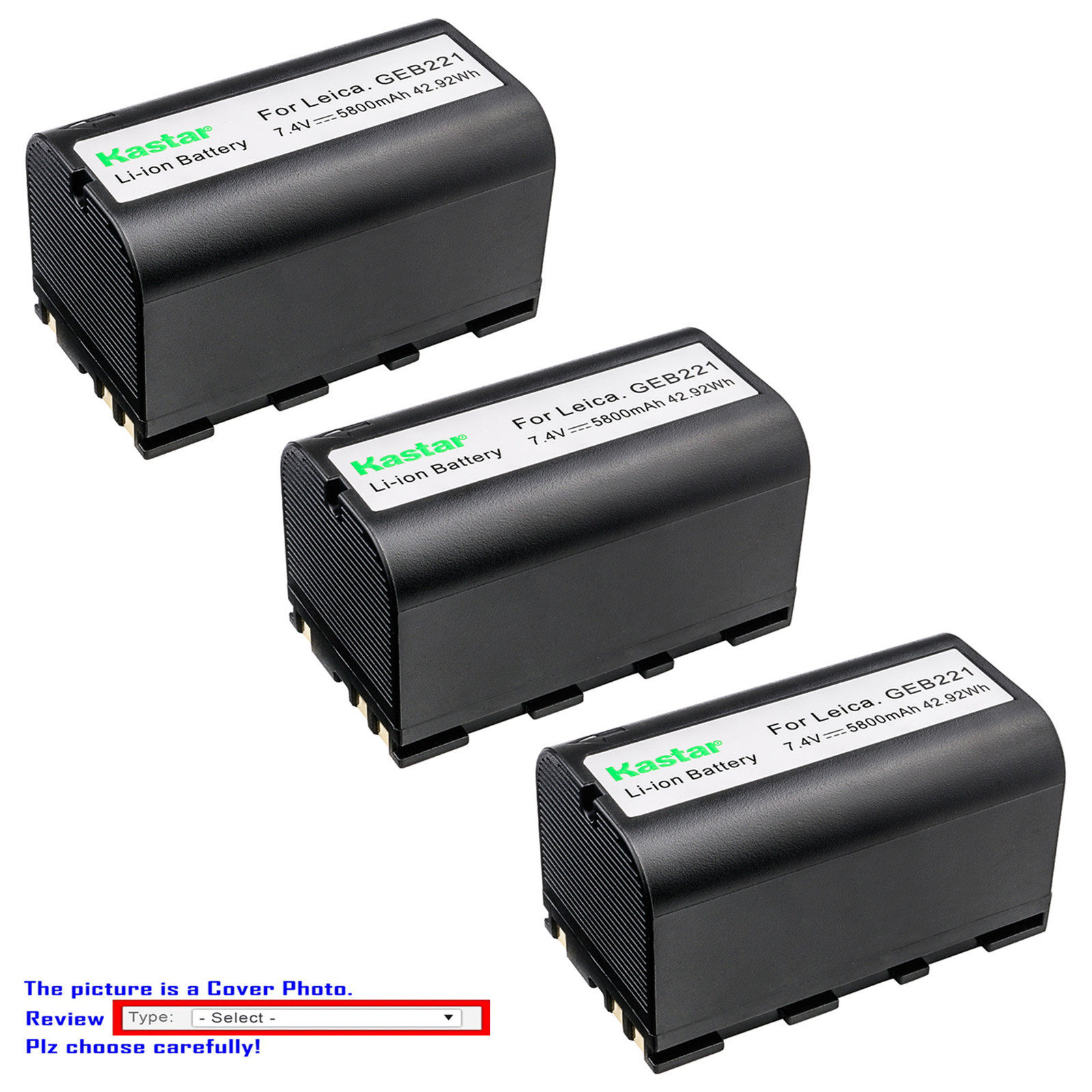 Kastar Replacement Battery for Leica GEB111 GEB171 GEB211 GEB212 GEB221 Battery
