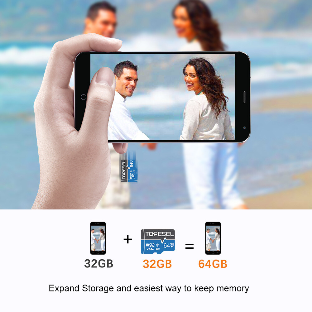 LOT 64GB Micro SD Card SDXC Class 10 UHS-I Memory Card TF Card