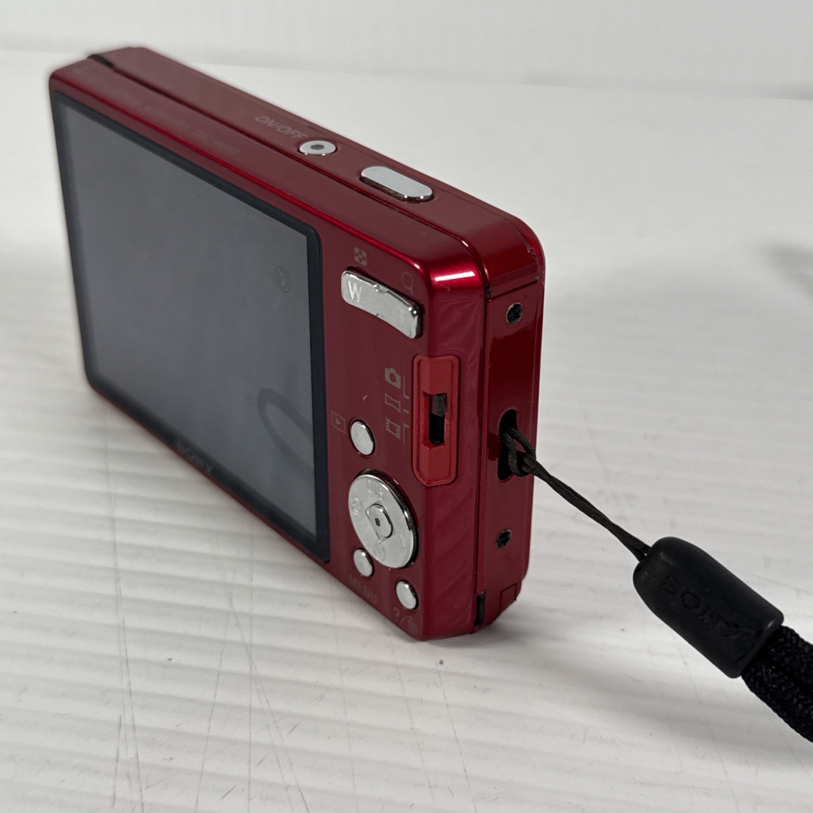 Sony Cyber-shot DSC-W560 14.1MP Digital Camera – Red – Working – With Charger