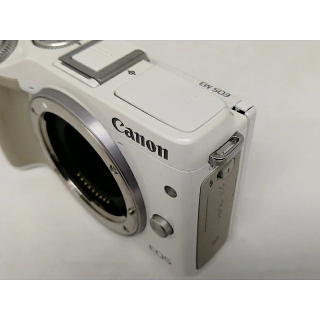 Used Canon EOS M3 Body White Nihonbashi 3 1 month warranty Rank C From Japan