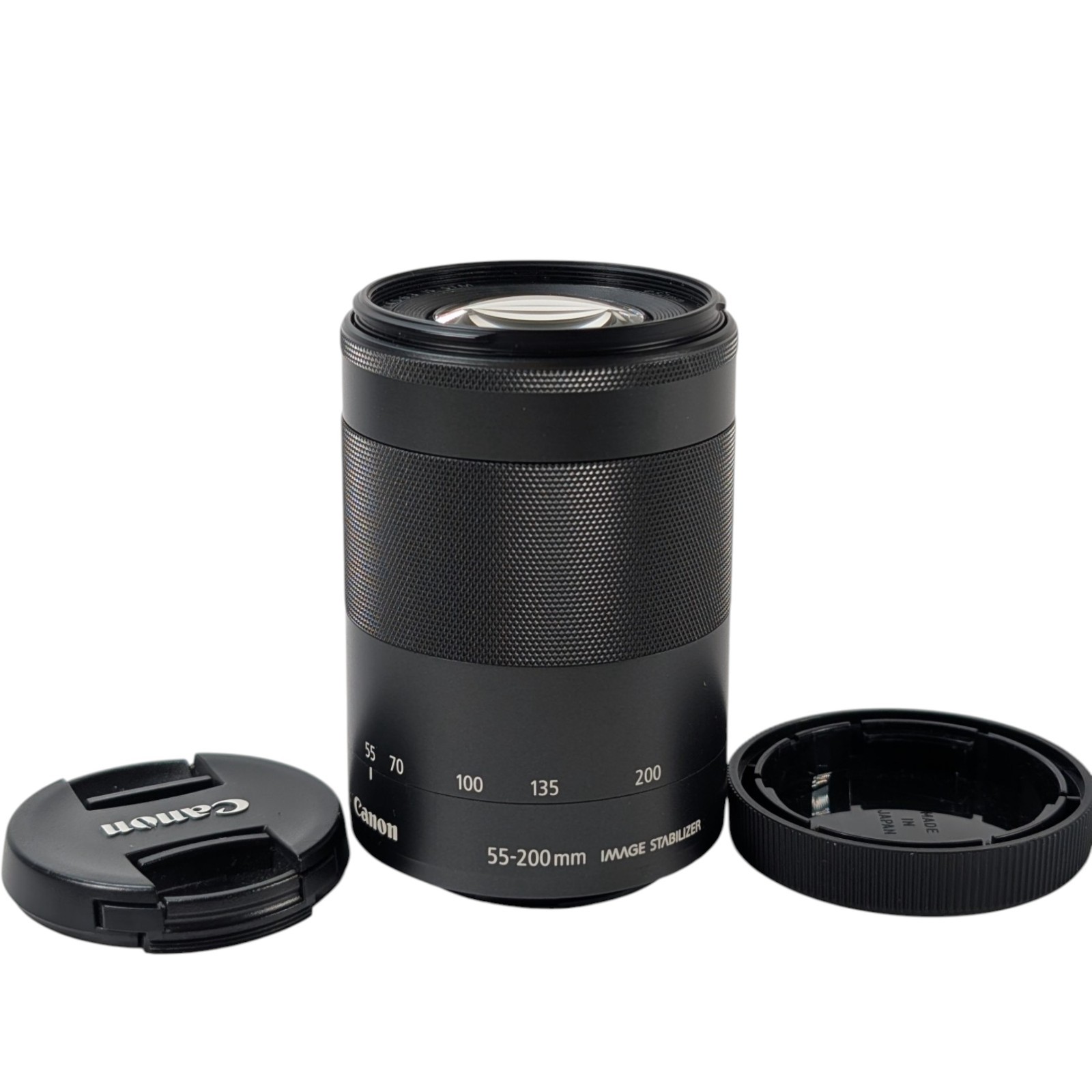 Canon EF-M 55-200mm f/4.5-6.3 IS STM Lens w/Caps
