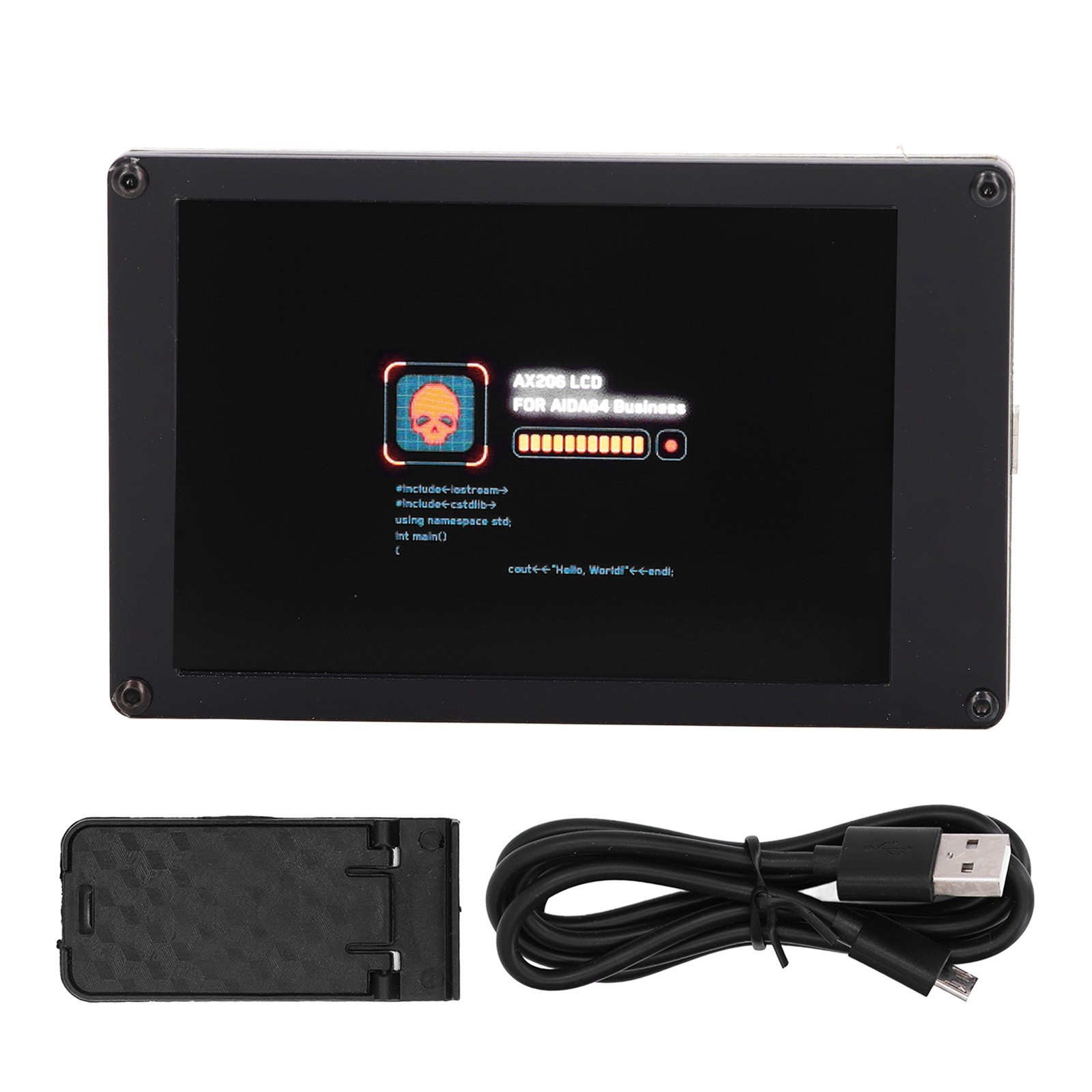 3.5in IPS Monitor Subscreen LCD Display Screen With USB Power Cable Support New