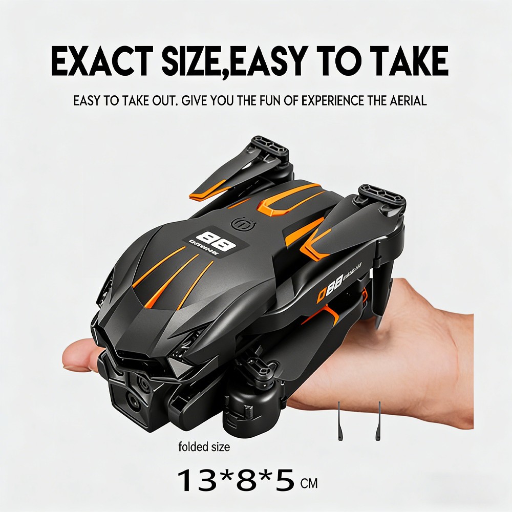 Drones Quadcopter 5G 8K D88 Drone with HD Dual Camera WiFi FPV Foldable RC