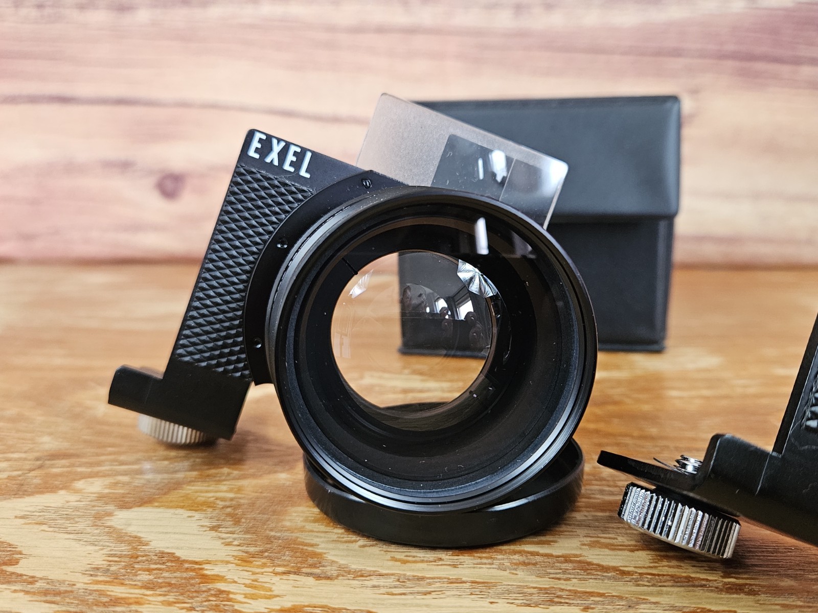 Exel Auxiliary Lens Kit Telephoto & Wide Angle w/Case Vintage Camera Accessories