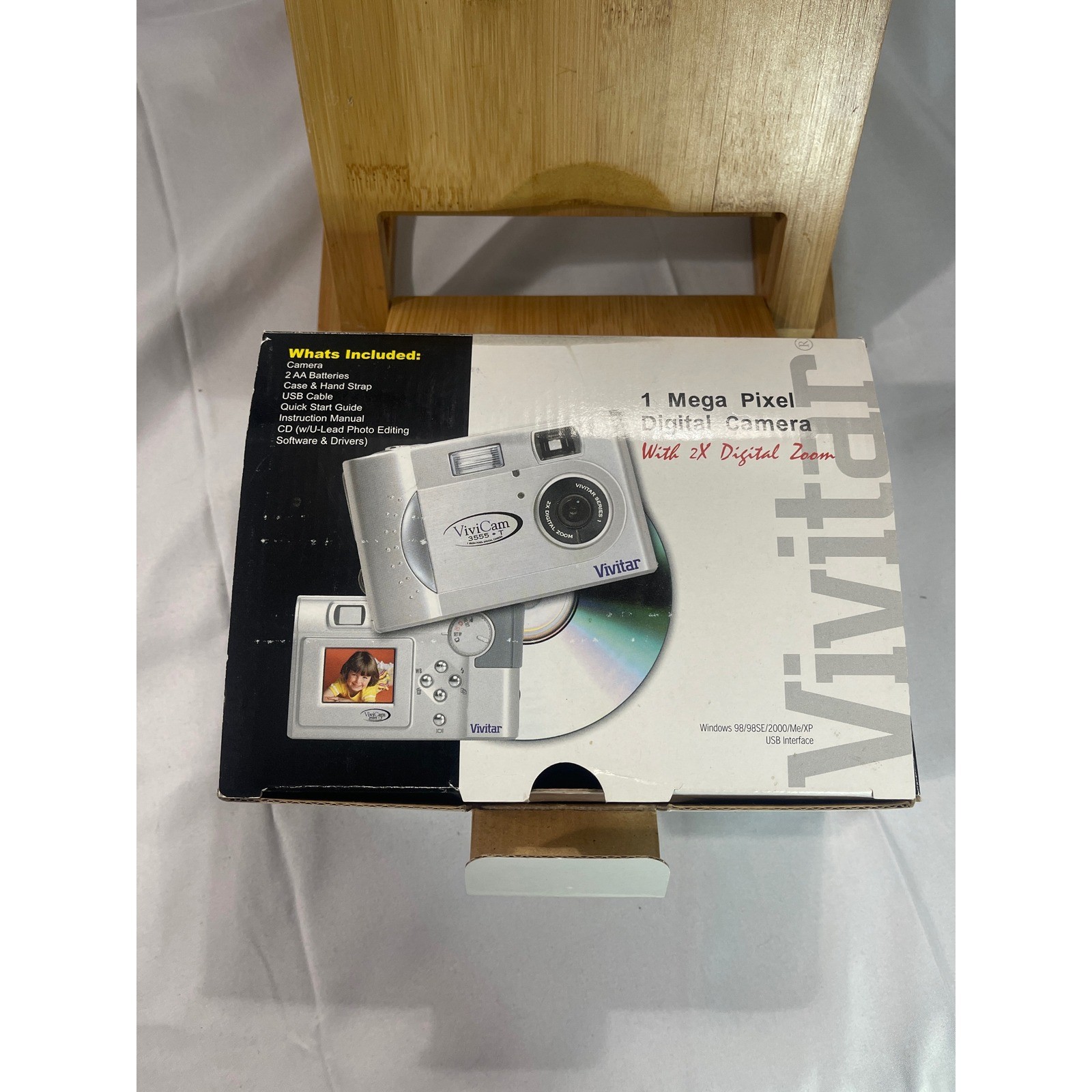 Vivitar Vivicam 3555T Digital Camera 1 Mega Pixel 2x Parts NO Camera
