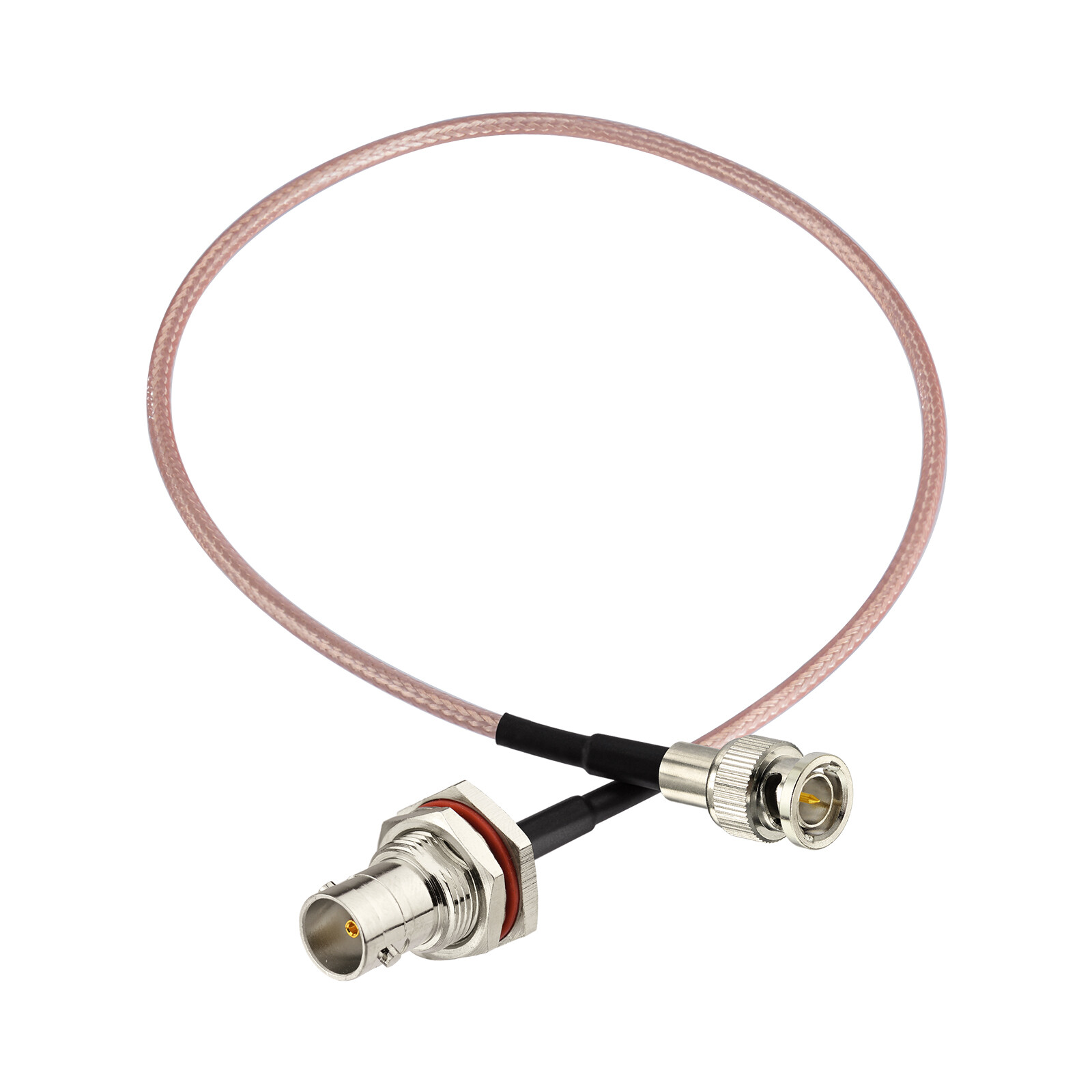 BNC Female to Mini BNC Male RG179 75 Ohm RF Cable 12″ for 3G HD SDI Vedio Camera