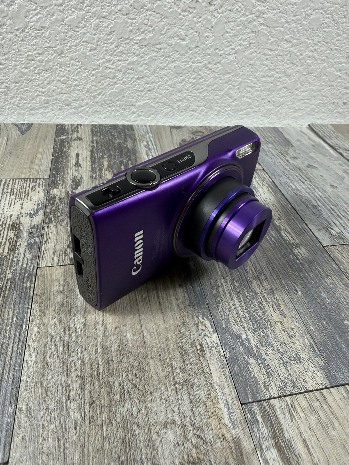 Canon PowerShot ELPH 360HS Full HD Wi-Fi Purple Digital Camera – With Charger