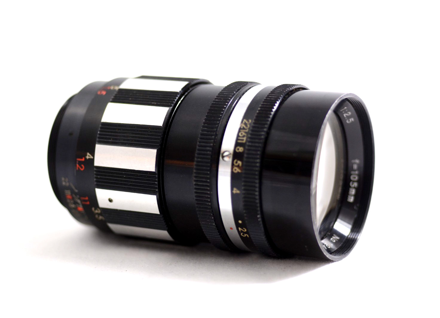VINTAGE SPIRATONE TC 105MM F2.5 PRE-SET T-MOUNT PORTRAIT CAMERA LENS WITH CASE