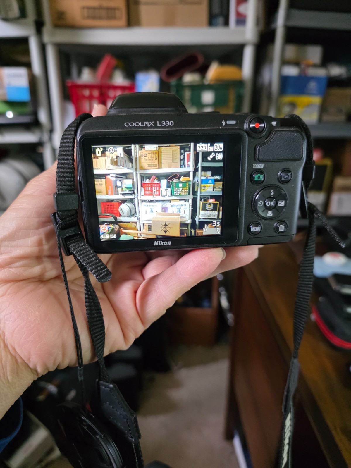 Nikon COOLPIX L330 – 20.2MP Digital Camera With 4 GB SD Card, Batteries, Lanyard