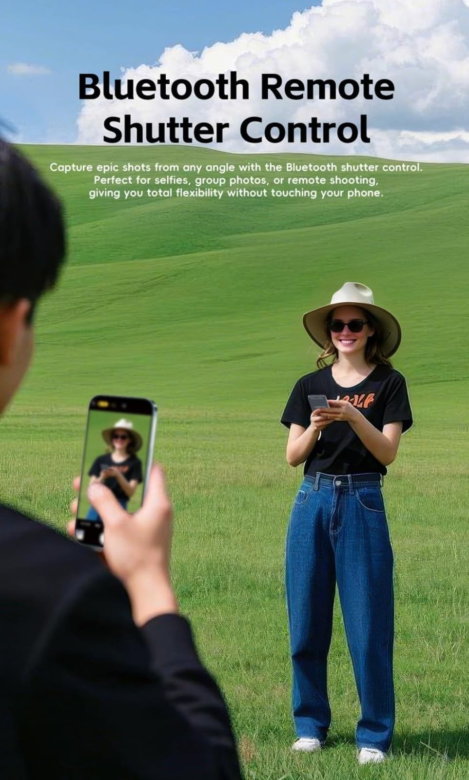 Shimbol CP5 Lite 5’’ Phone Vlog Selfie Monitor Screen 1080P Wireless Recording