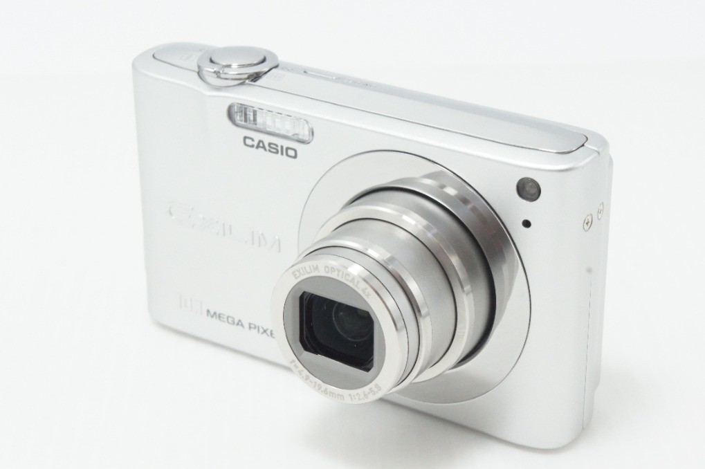 CASIO EXILIM EX-Z100 10.1MP Compact Digital Camera Silver w/ Box #260706ai