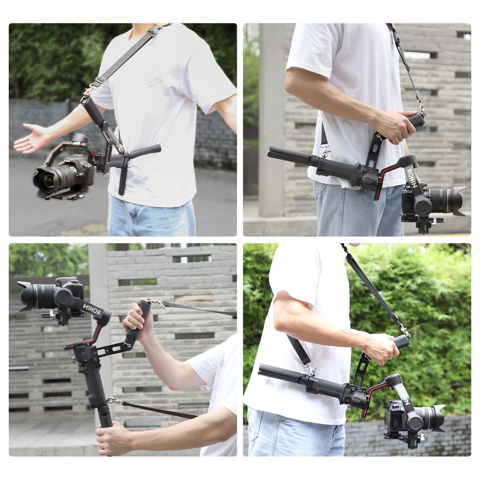 Shoulder Strap Neck Lanyard for Insta360 One RS 3/RS 4/RS4 PRO Gimbal Stabilizer