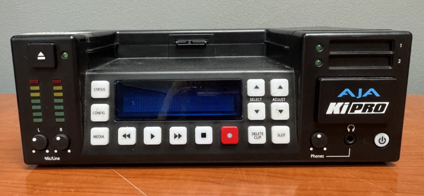Aja Ki PRO RS-422 Portable File-Based Recorder and Player w/ 250 & 500 GB Drives