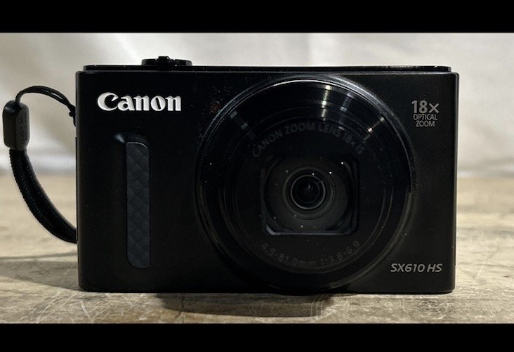 Canon PowerShot SX610 HS Black Compact Camera 20.2MP 18x 3″ Wi-Fi