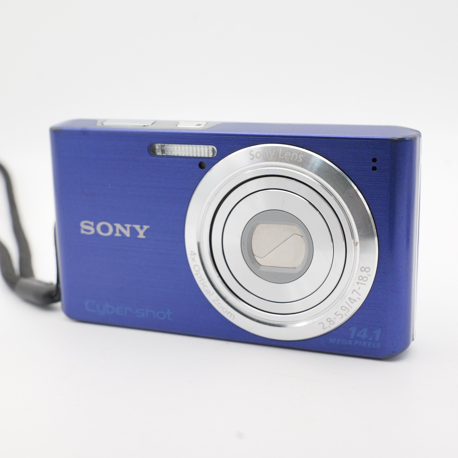Sony Cyber Shot DSC-W610 14.1MP 4.0x Optical Zoom Digital Camera Blue from JAPAN