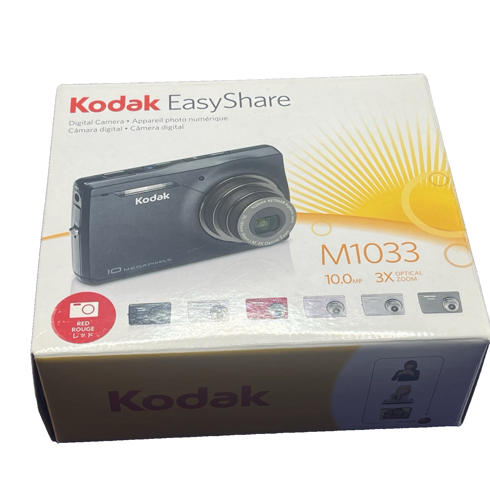 Kodak EasyShare M1033 HD 10.0MP Digital Camera New Open Box