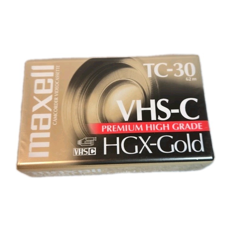 Maxell MAX203010, High Grade VHS-C Videotape Cassette, New, Sealed
