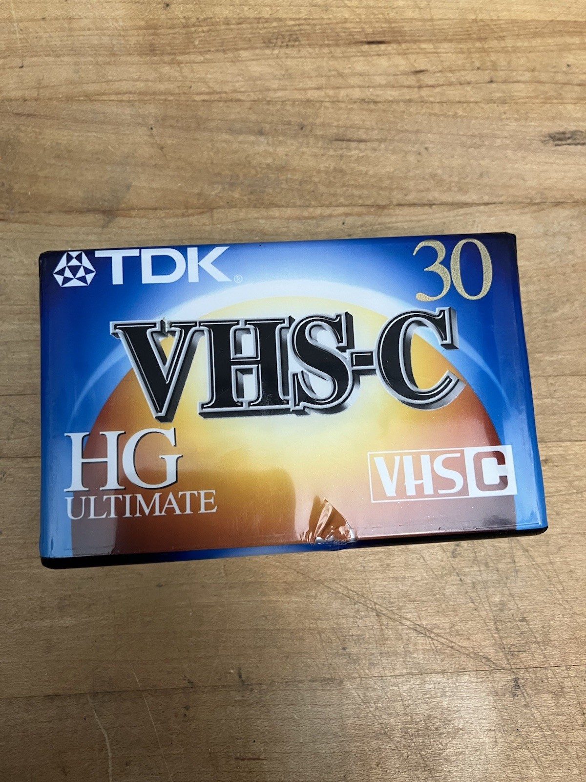 TDK TC-30 HG Ultimate VHS-C Blank Tape (BRAND NEW SEALED)