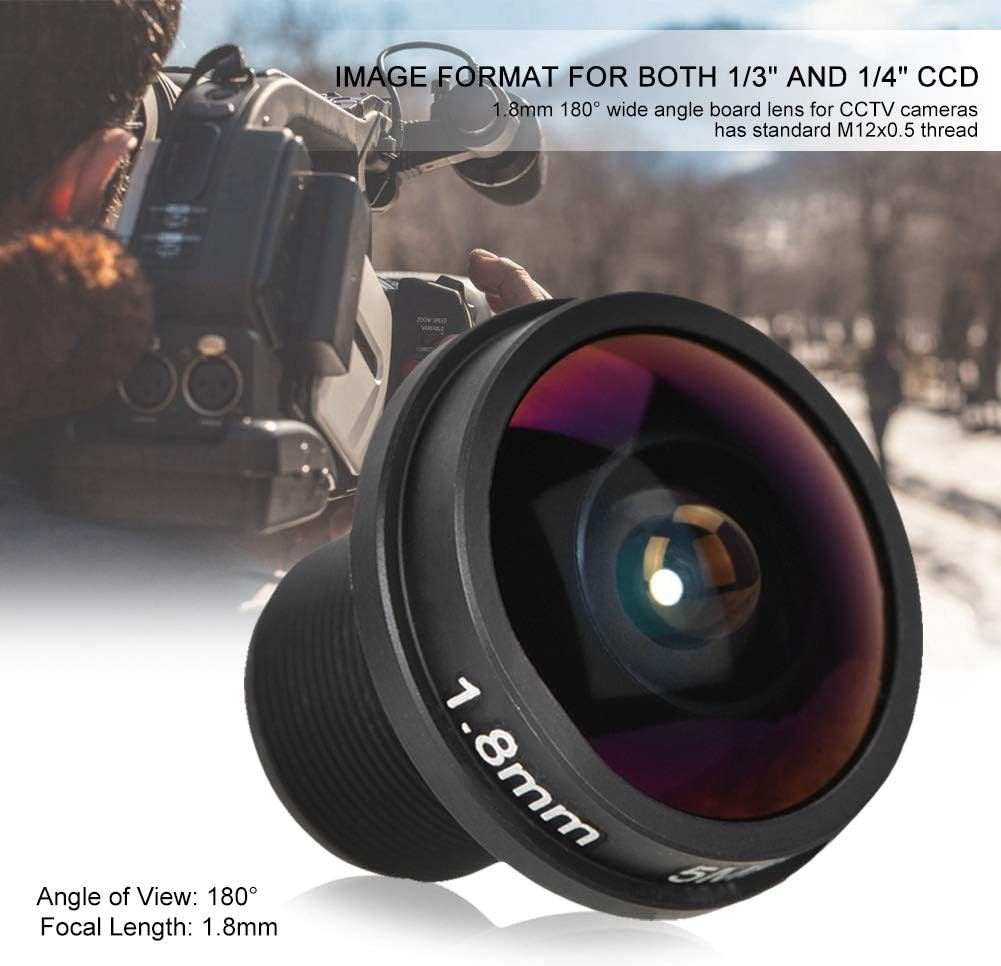 1.8Mm 180° Wide Angle Board Lens, HD 5Mp Fisheye View CCTV Wide Angle Camera for