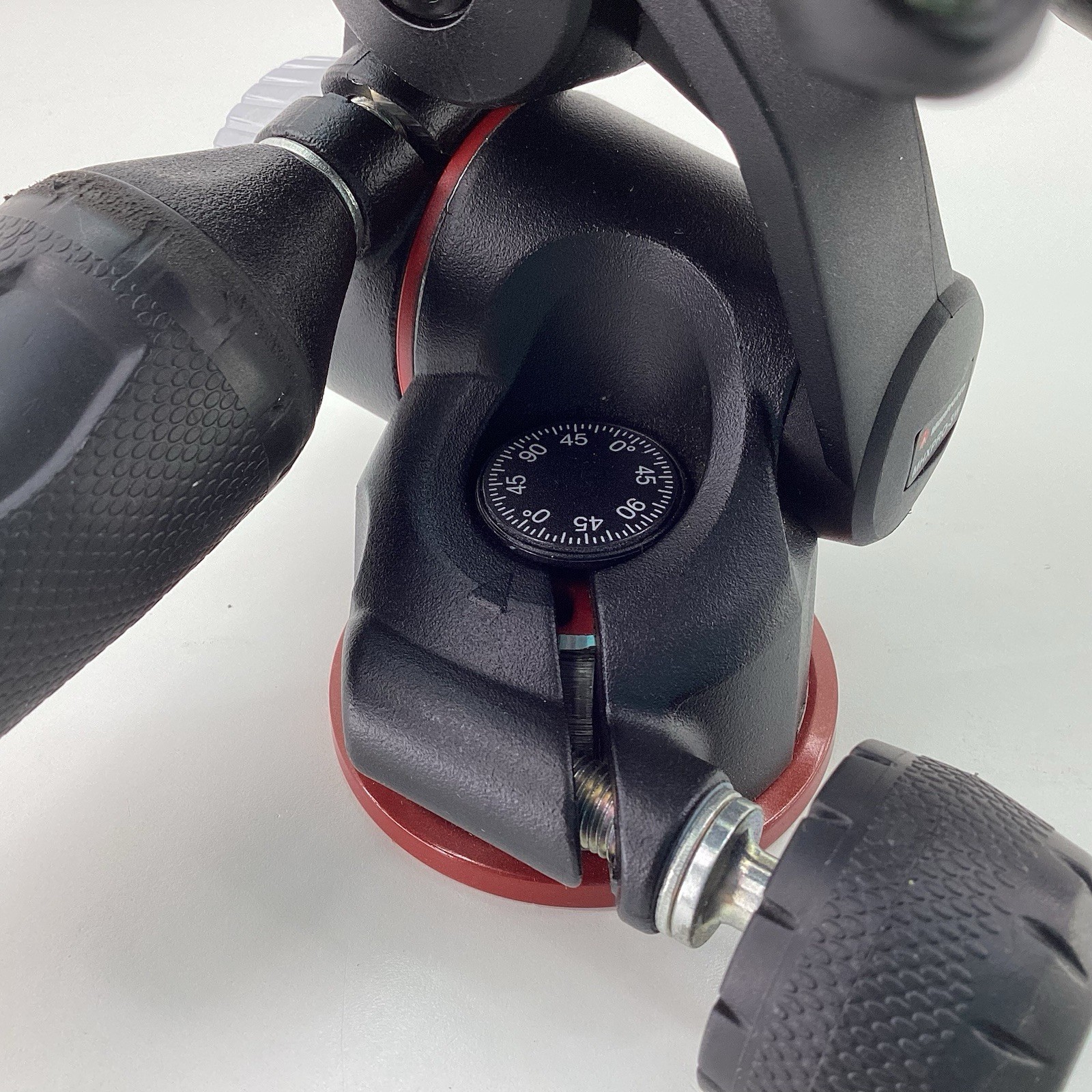 Manfrotto MHXPRO-3W 3-Way Tripod Head Smooth Pan Tilt 3 Bubble Levels Italy