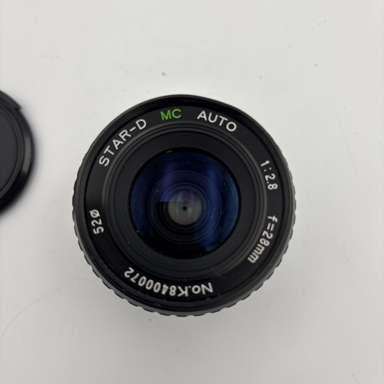Starblitz Auto MC 28mm f/2.8 wide-angle lens Star-D 52mm filter thread
